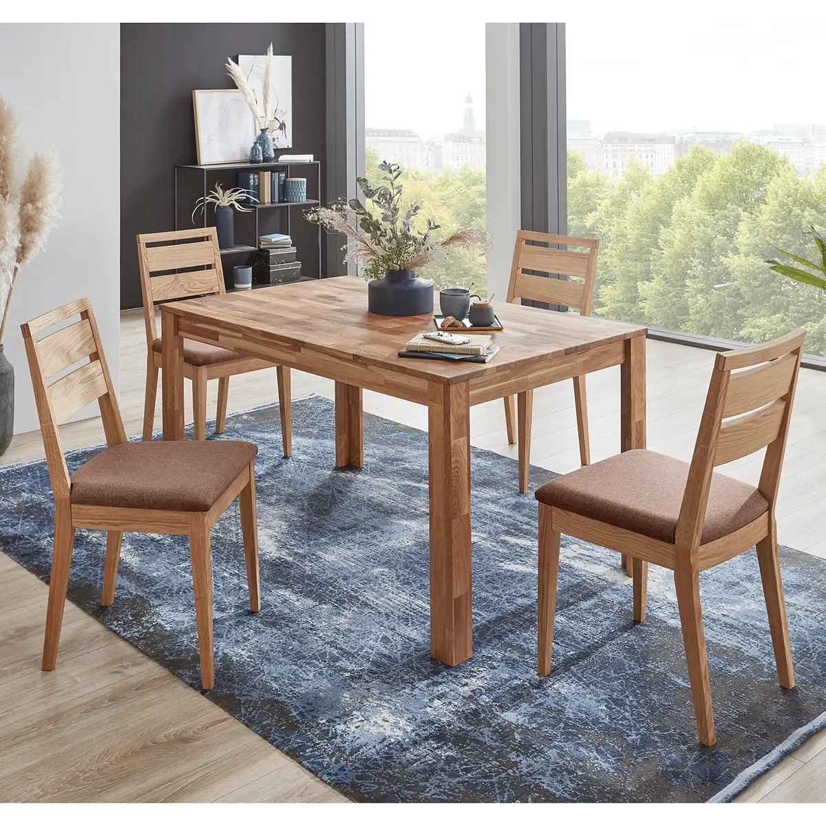 Essgruppe Tassar 5-teilig | Braun