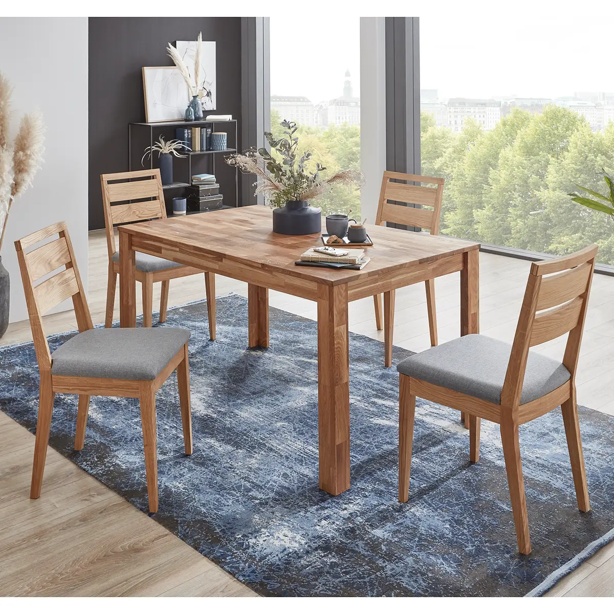 Essgruppe Tassar 5-teilig Braun/Grau | Braun