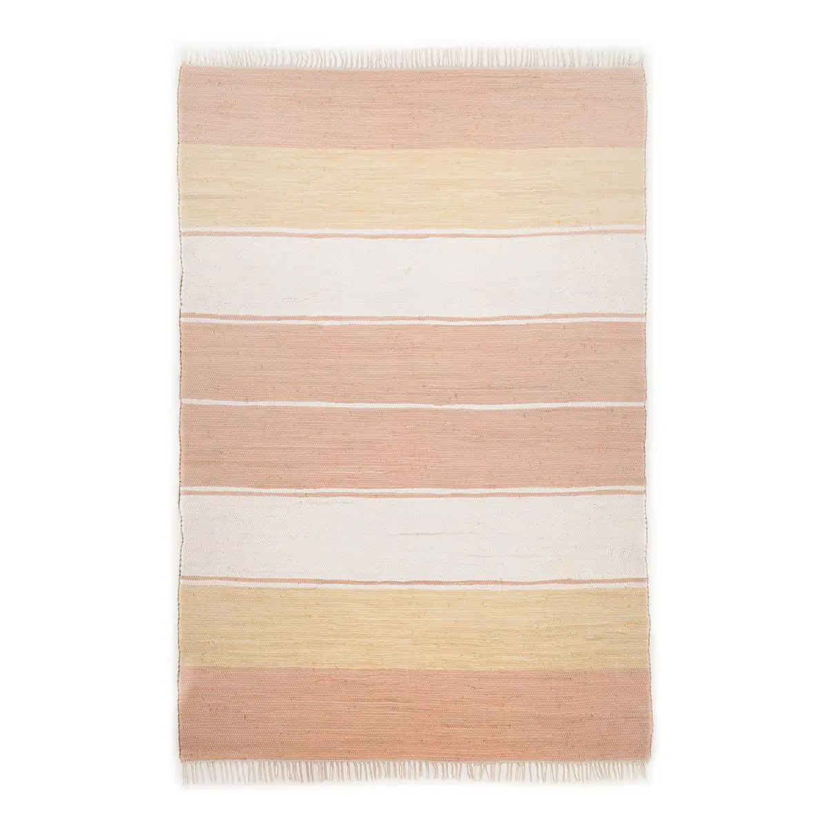 Baumwollteppich Happy Design Beige/Beige 120 x 180cm | Beige