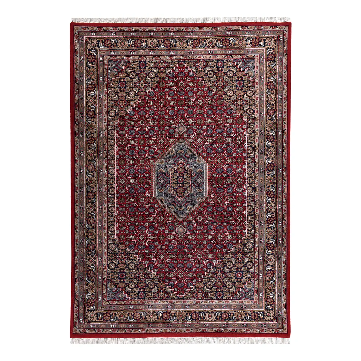Wollteppich Benares Bidjar | Rot