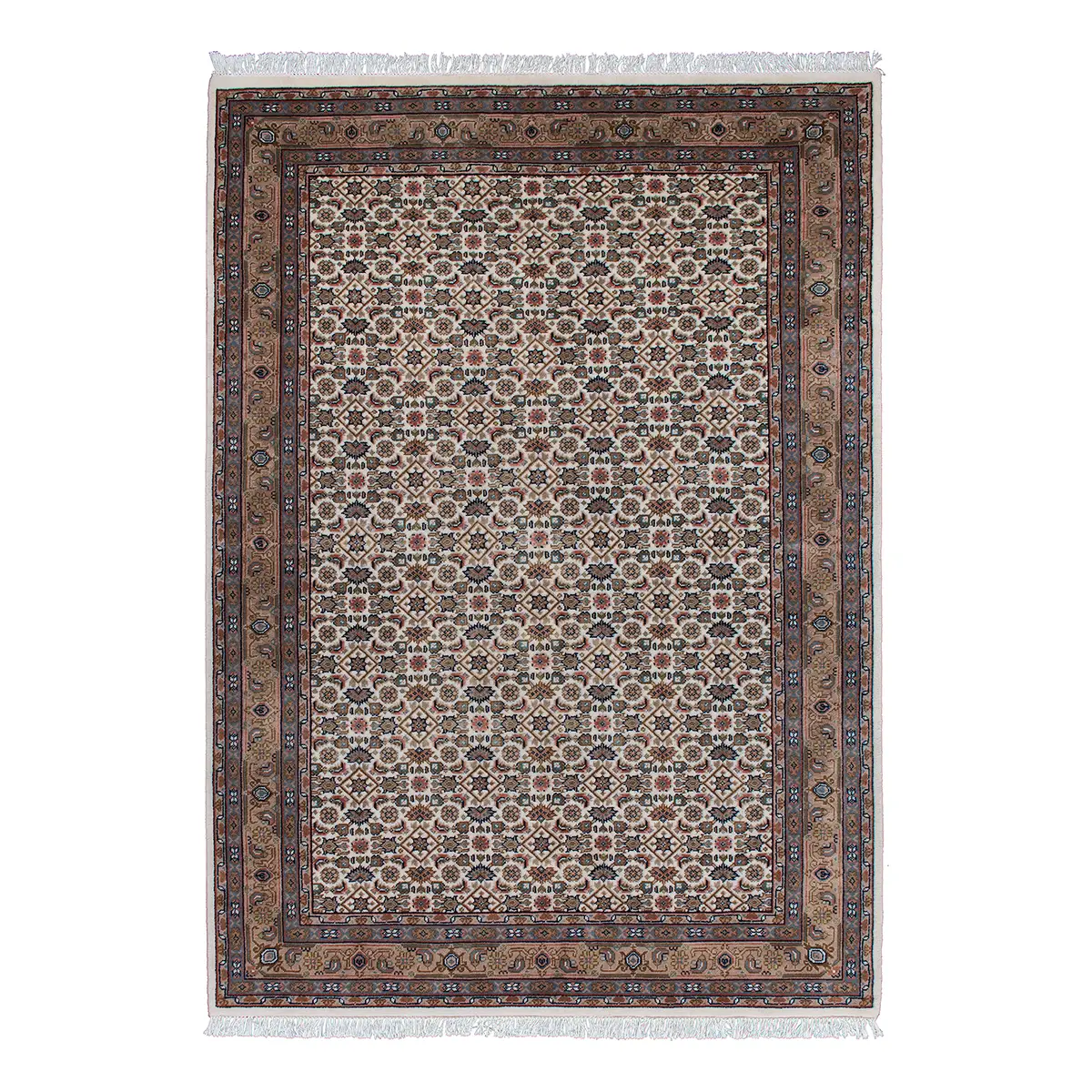 Wollteppich Benares Herati | Braun