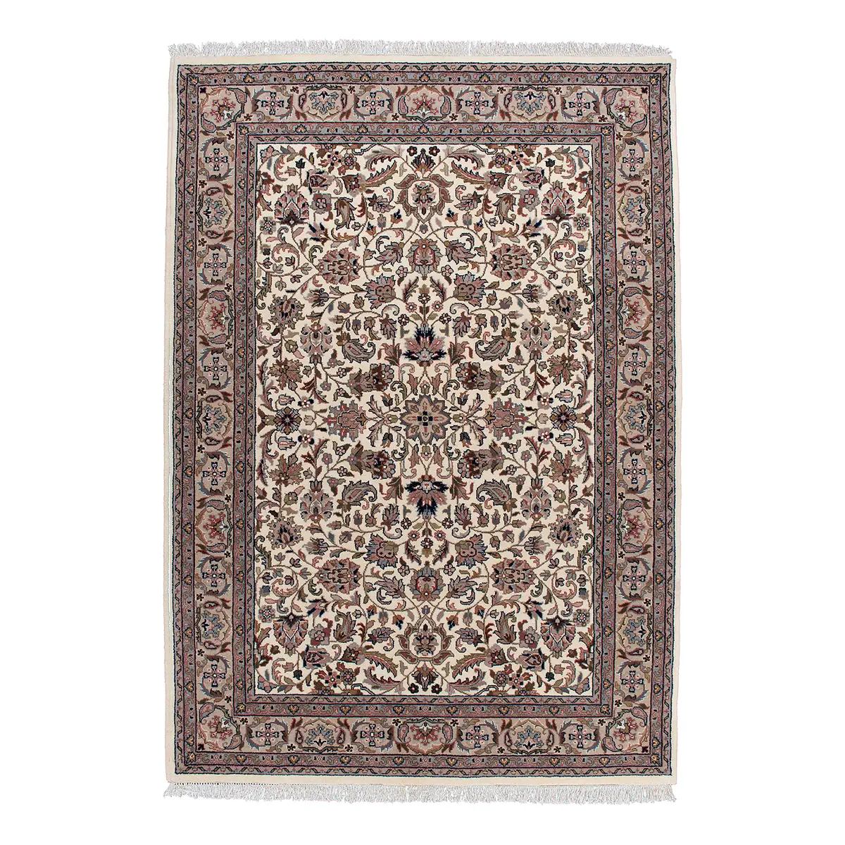 Wollteppich Benares Isfahan | Braun