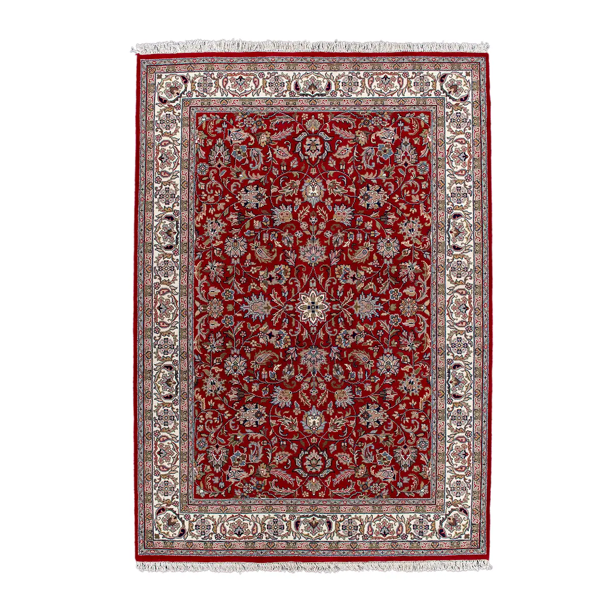 Wollteppich Benares Isfahan | Rot