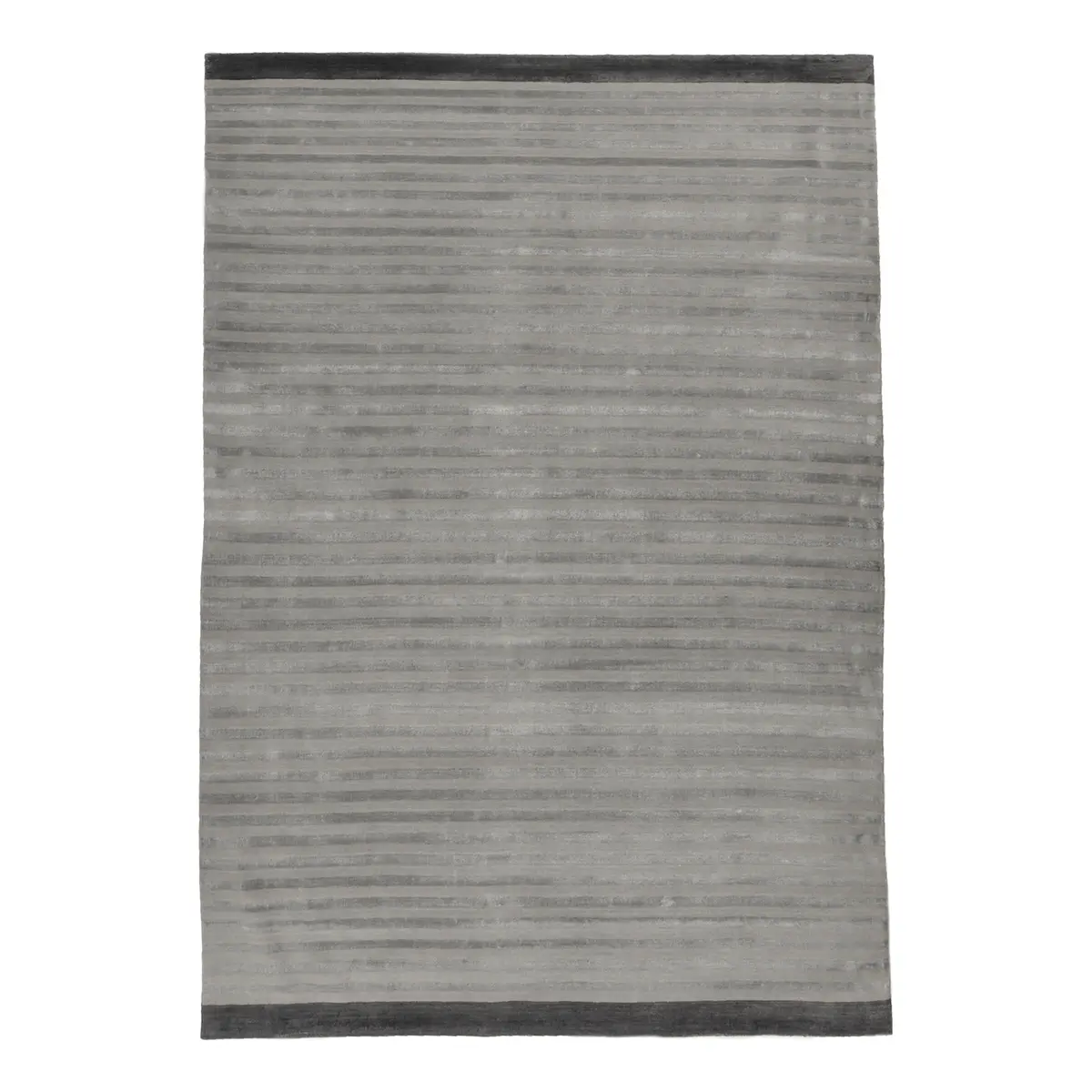 Wollteppich Miami Grau/Grau 170 x 240cm Mischgewebe | Grau