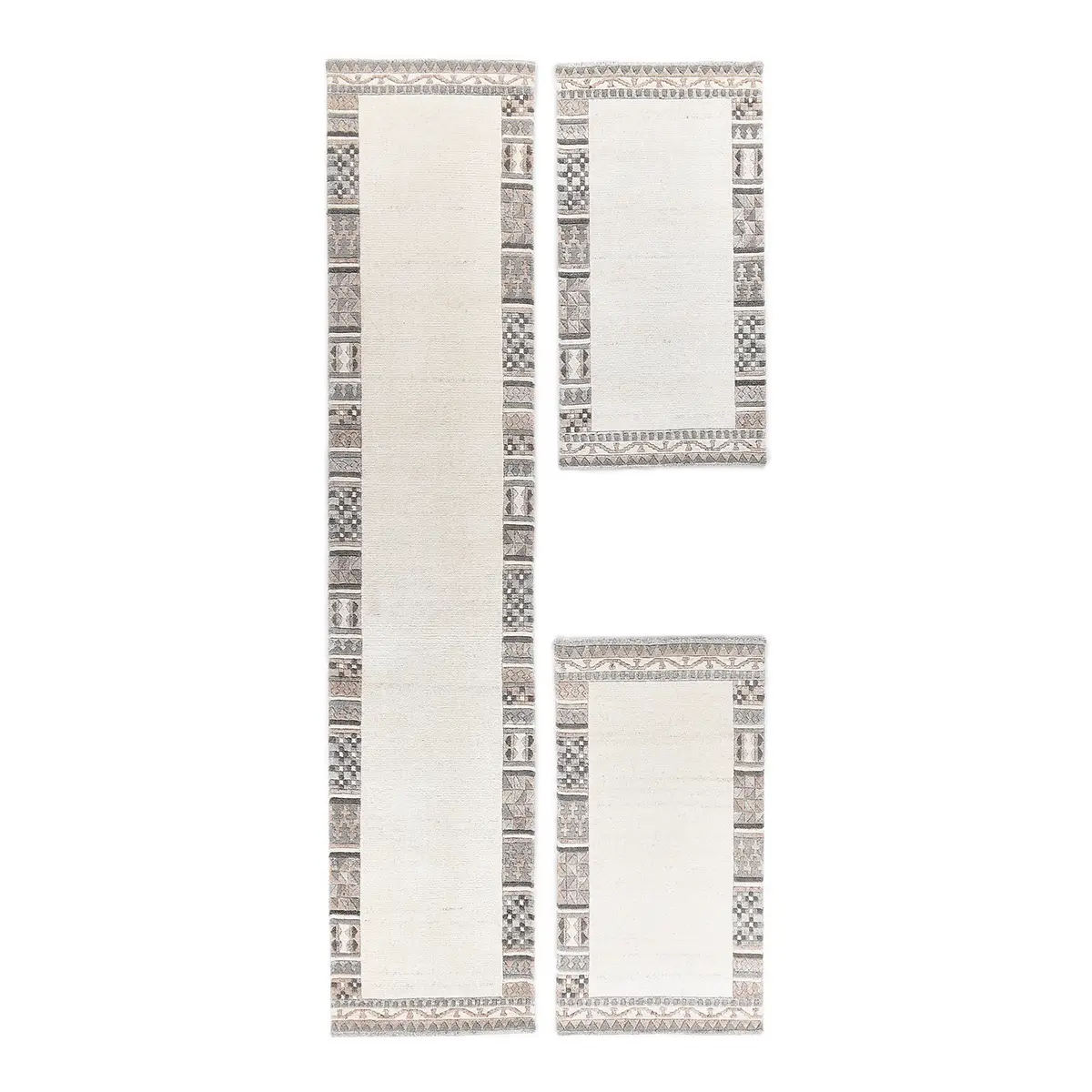 Bettumrandung Nakarta 6030 3-teilig Beige | Beige
