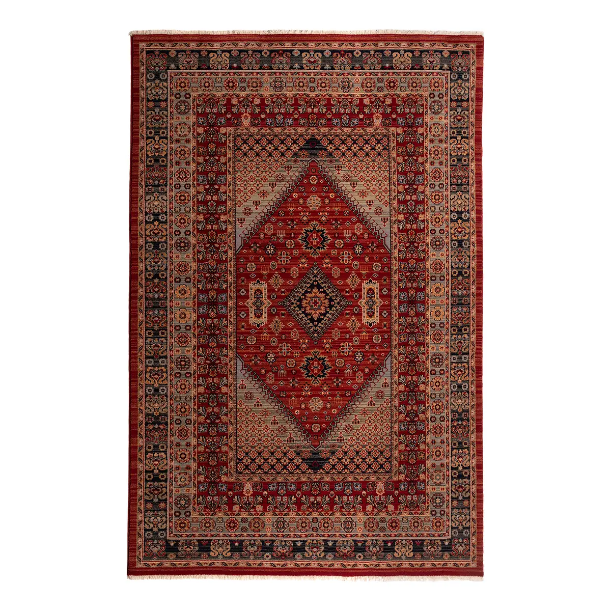 Wollteppich Saharna 2400 Multicolor | Mehrfarbig