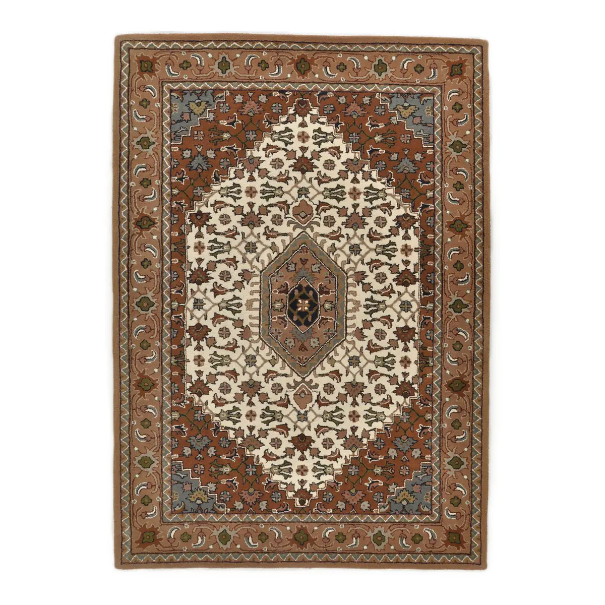 Royal Persian Wollteppich | Beige
