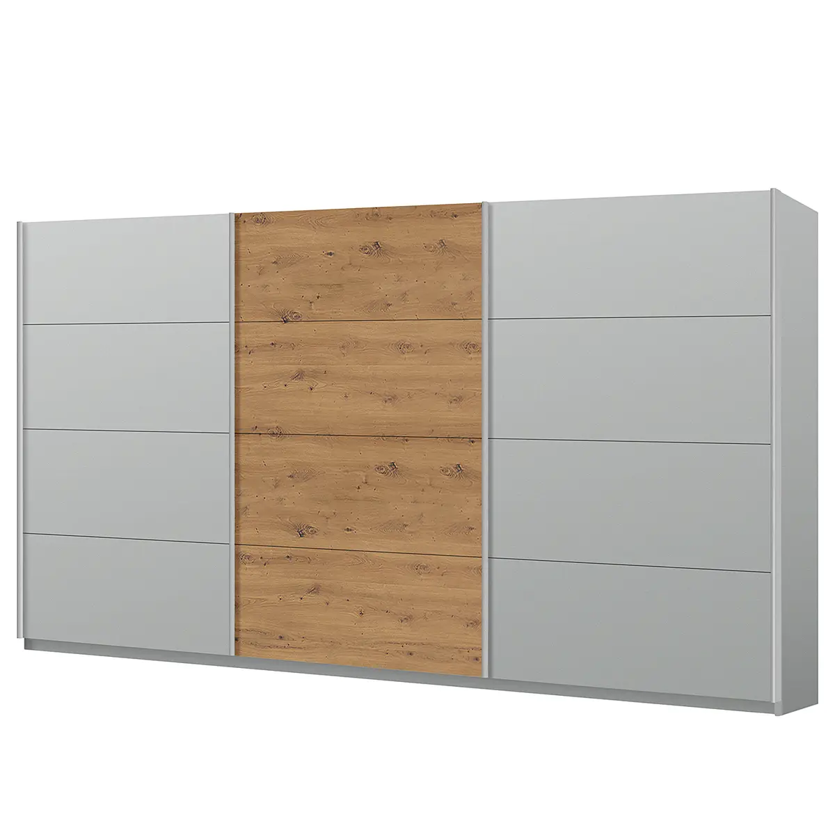 Schwebetürenschrank pure artisan | Grau