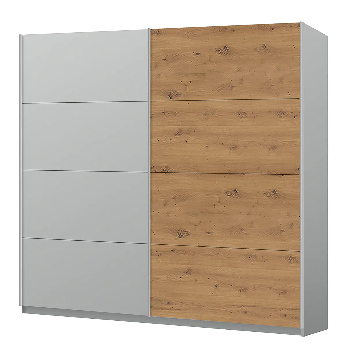 Schwebetürenschrank pure artisan | Grau