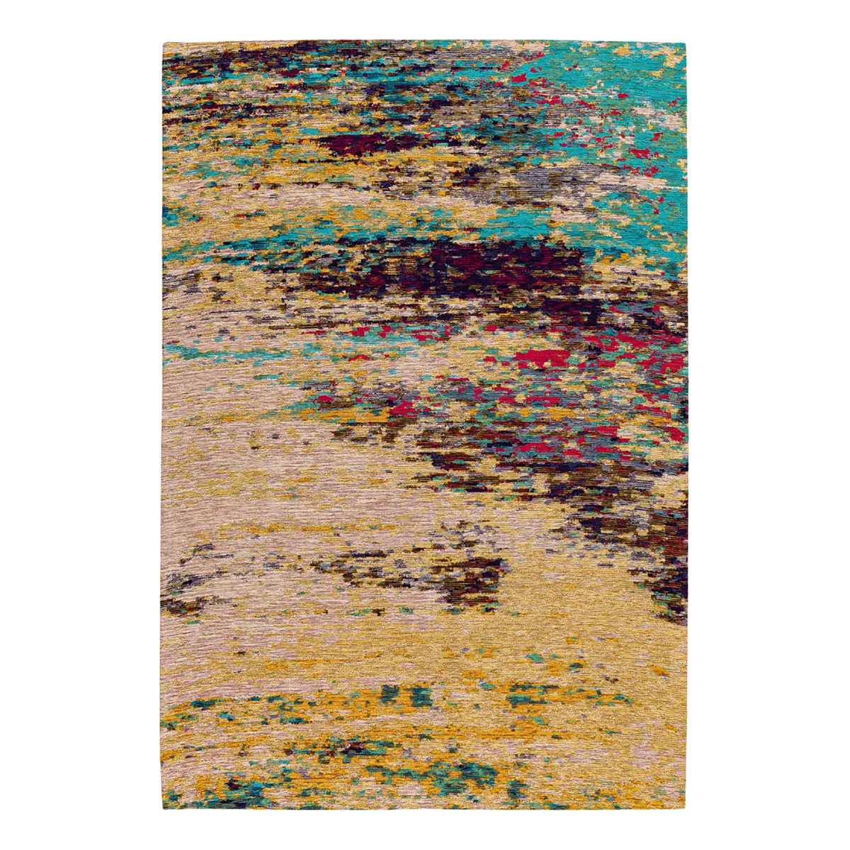 Kurzflorteppich Primavera 625 Multicolor 80 x 150cm Mischgewebe