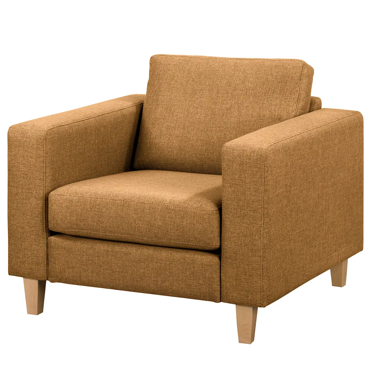 Sessel Gelb Webstoff Lark | Gelb
