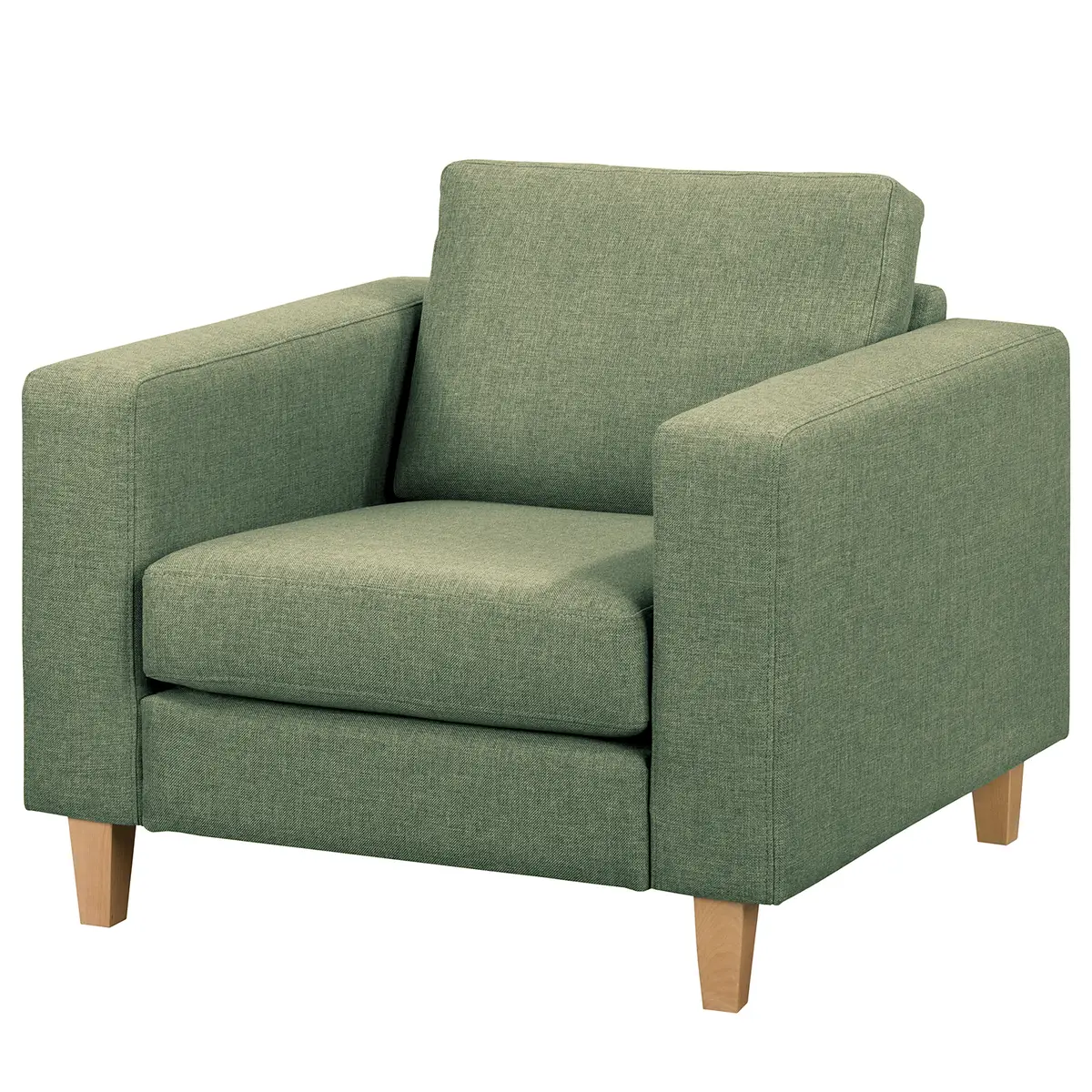 Sessel Grün Webstoff Lark | Grün