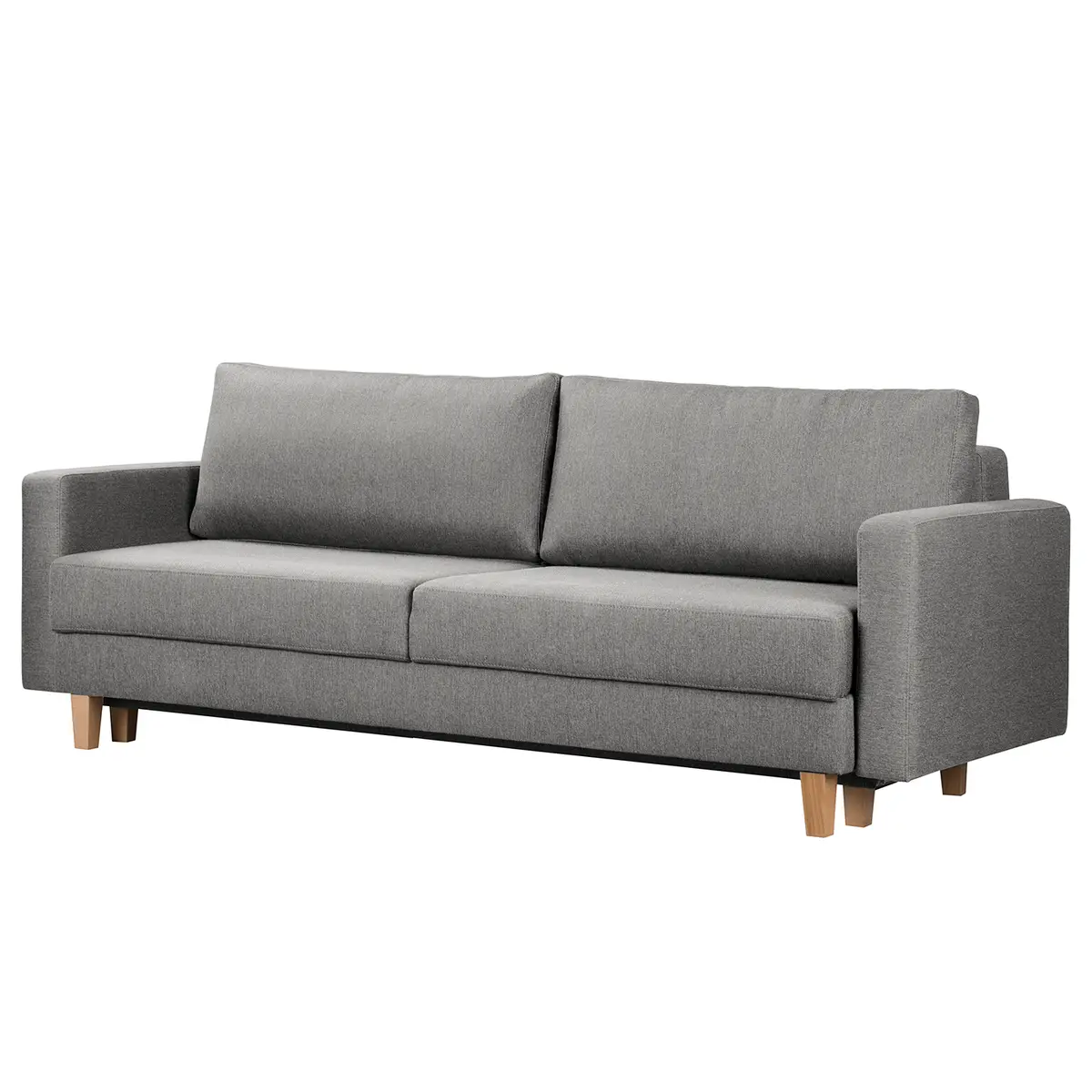 3-Sitzer Sofa Grau Webstoff Inas | Grau
