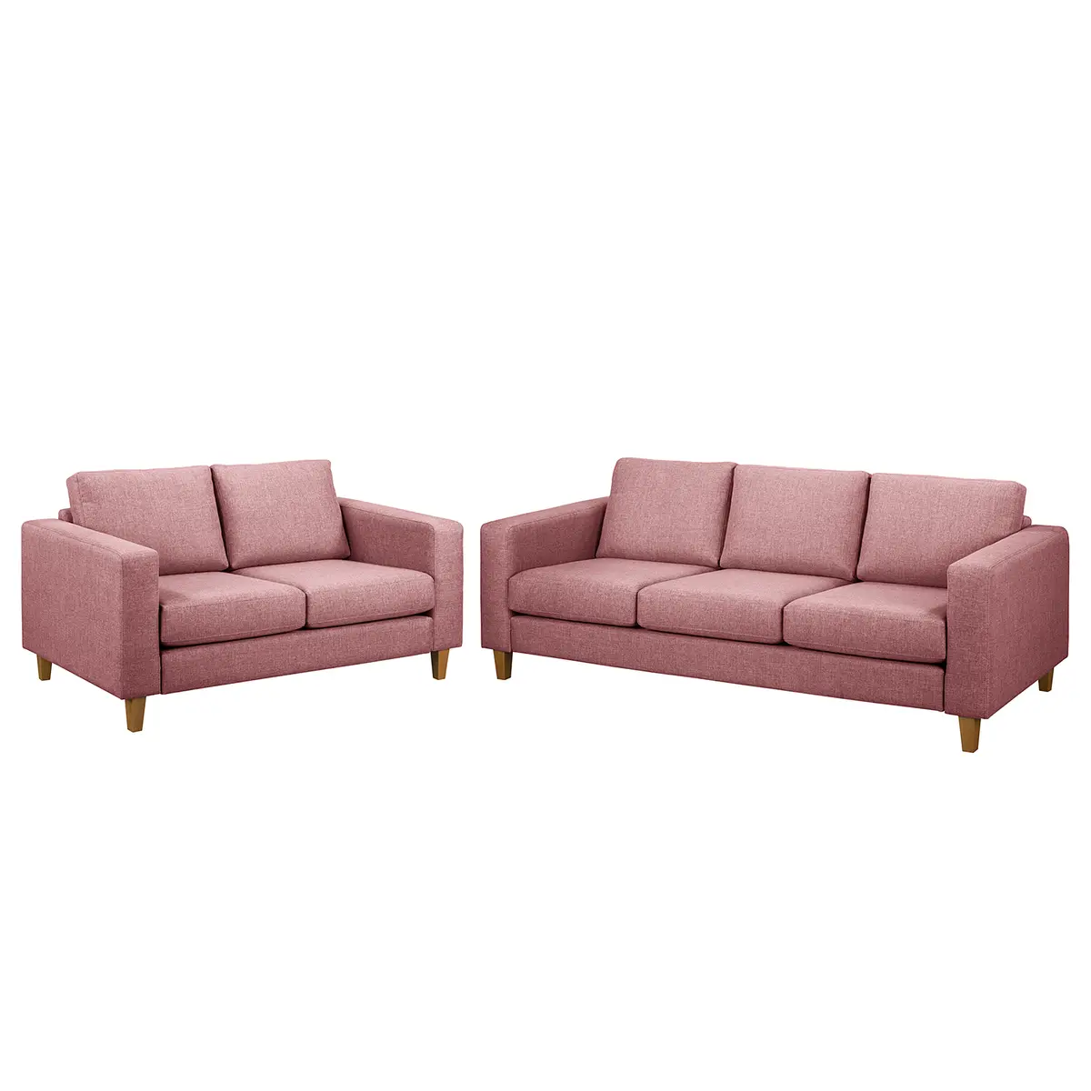 Polstergarnitur 3-2 Pink Webstoff Lark | Pink