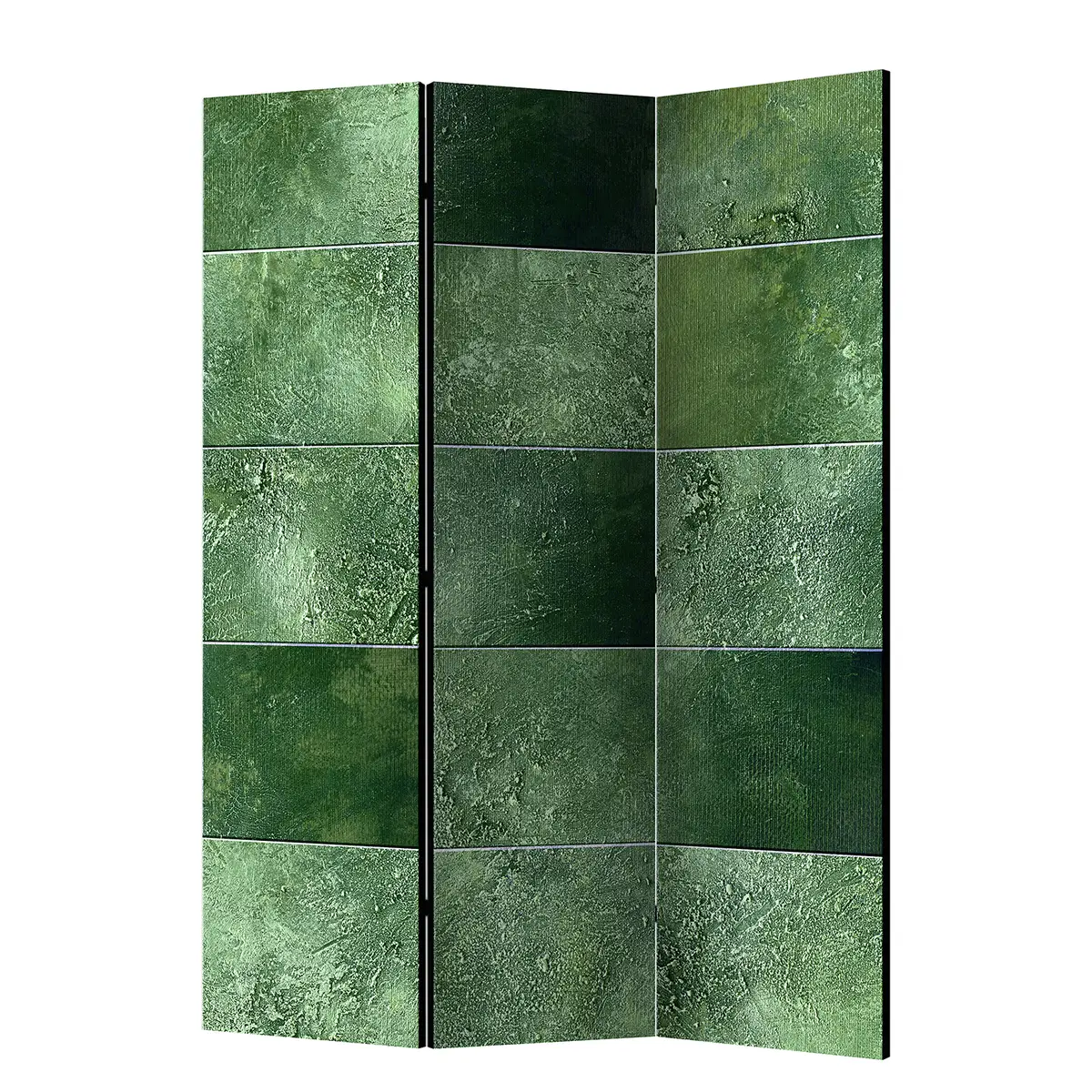 Paravent Green Puzzle Fleece Grün | Grün