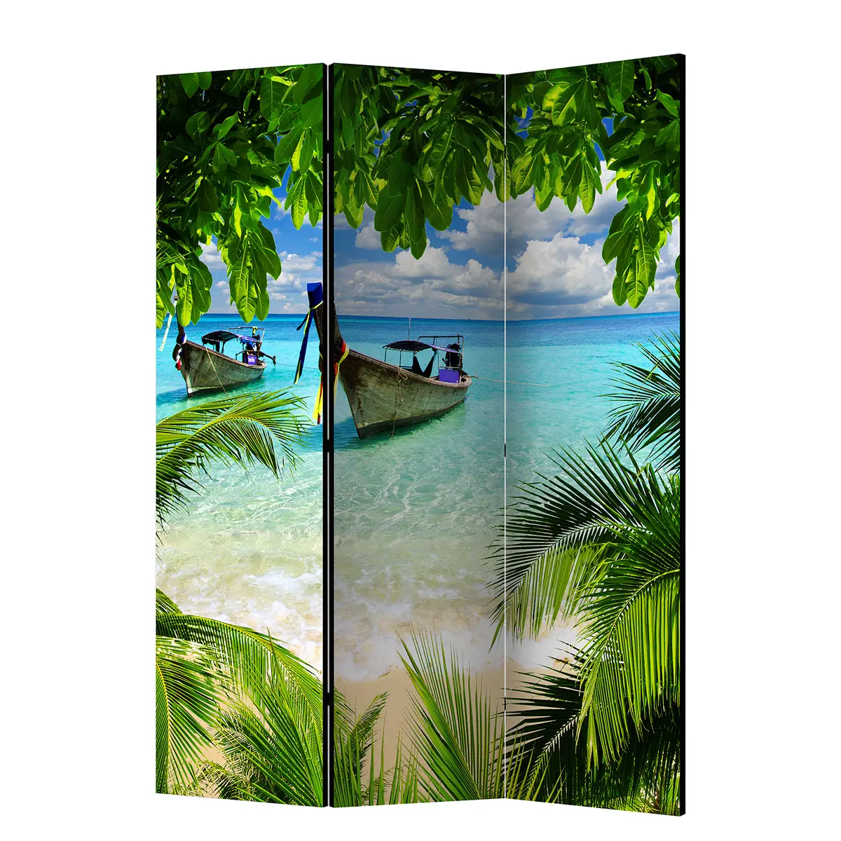Paravent Tropical Paradise | Mehrfarbig