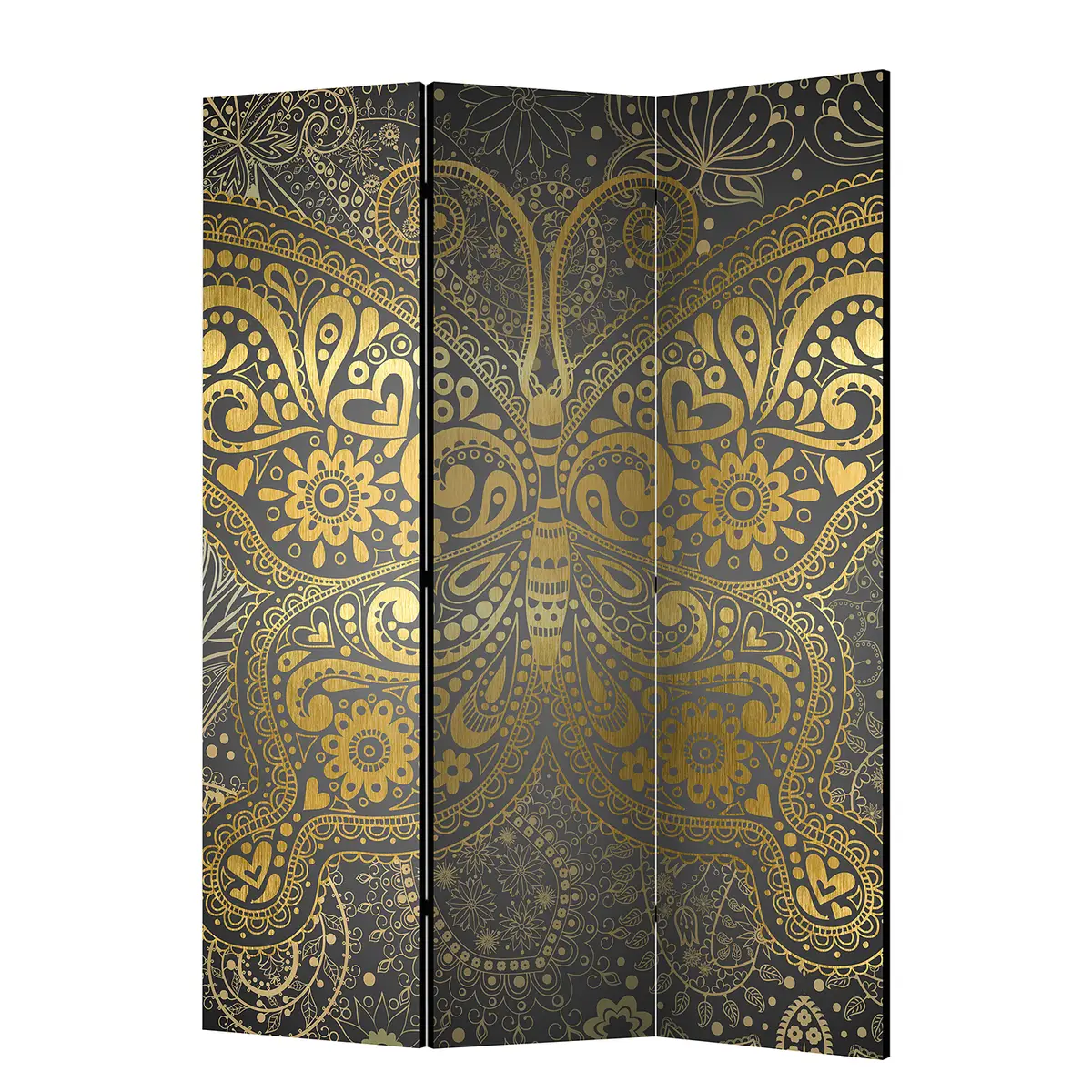 Paravent Golden Butterfly Fleece Gelb | Gelb