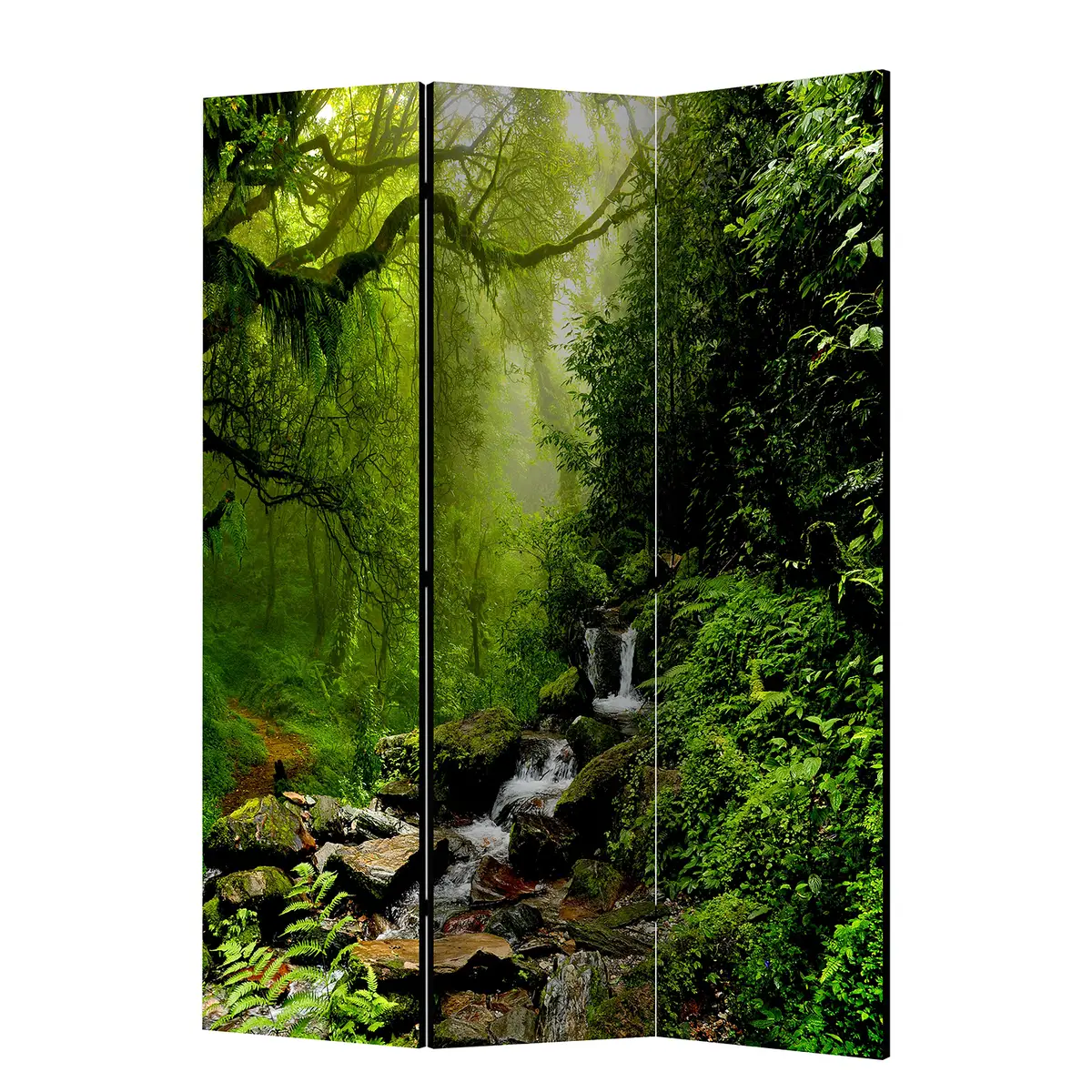Paravent The Fairytale Forest Fleece Grün | Grün