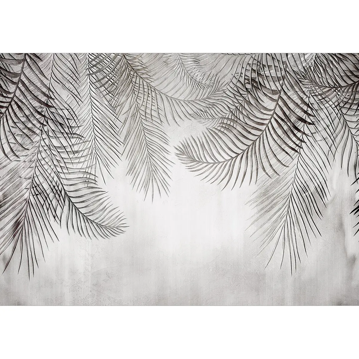 Vlies Fototapete Night Palm Trees | Mehrfarbig