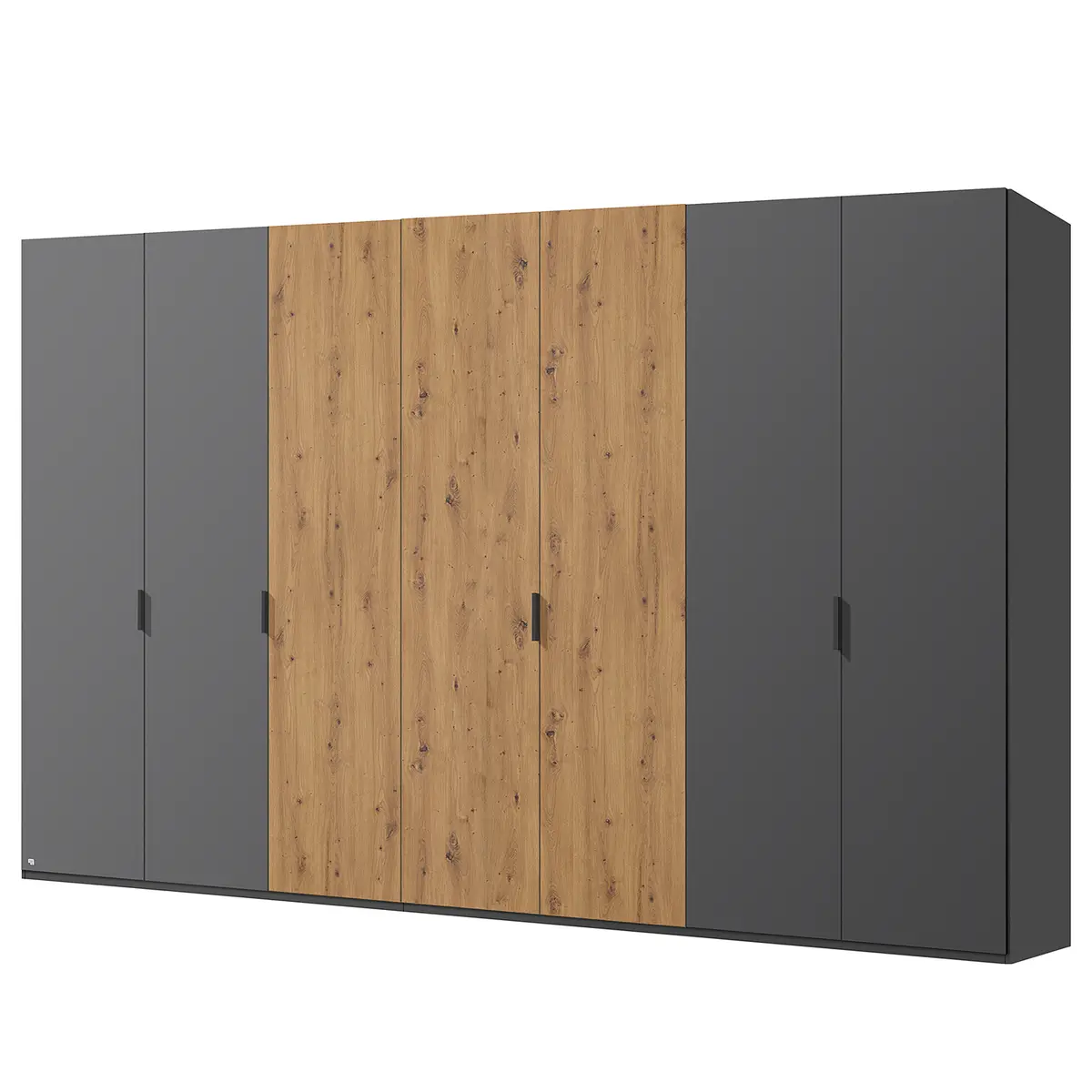 Drehtürenschrank pure artisan | Grau