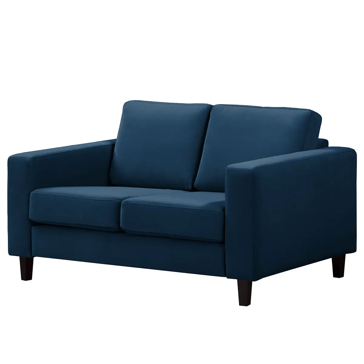 2-Sitzer Sofa Blau Samt Vaia | Blau
