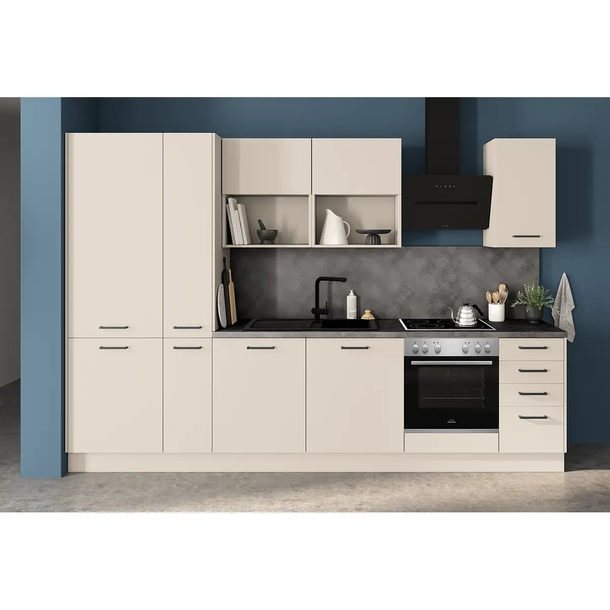 Küchenzeile B II | Beige