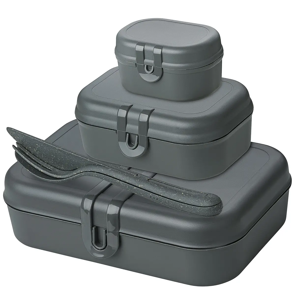 Lunchbox-Set Pascal Ready | Grau