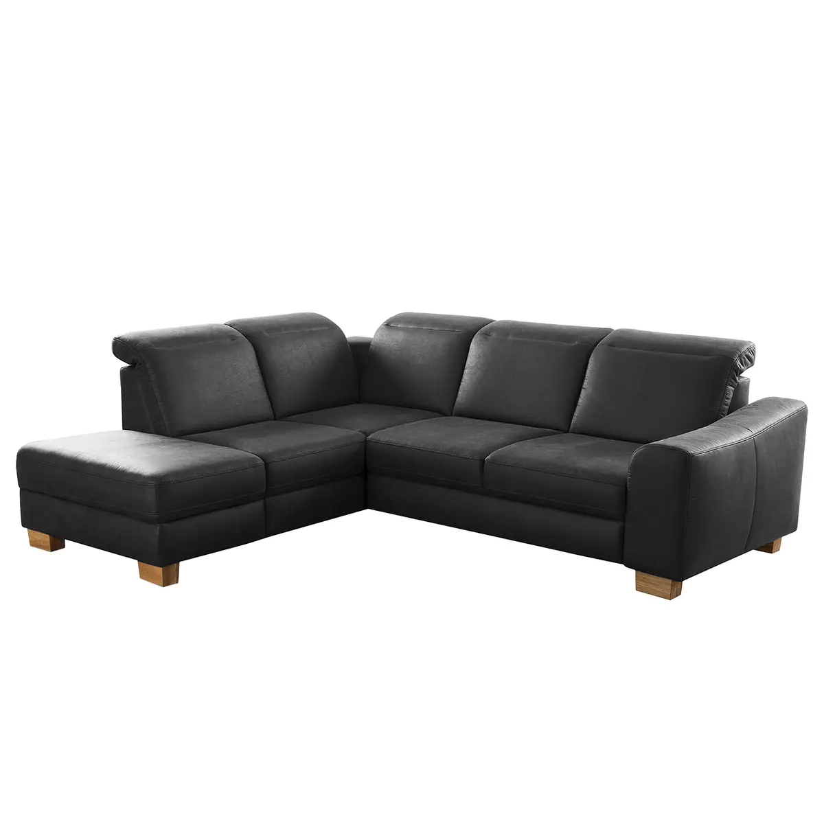 Ecksofa Kikuu | Schwarz