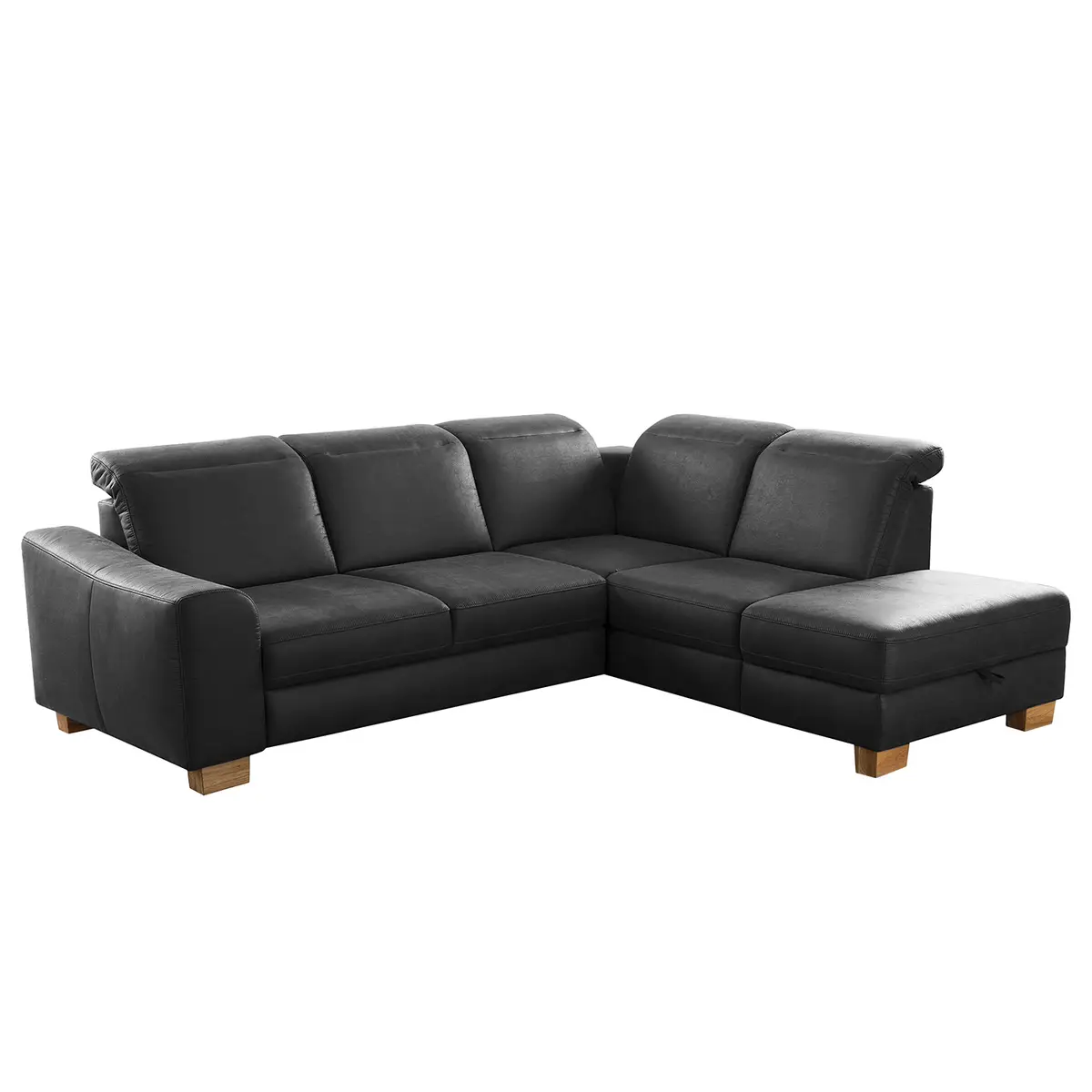 Ecksofa Kikuu | Schwarz
