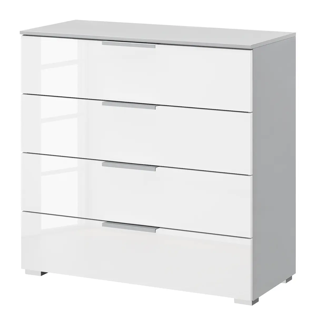 Kommode x4 80cm | Weiß
