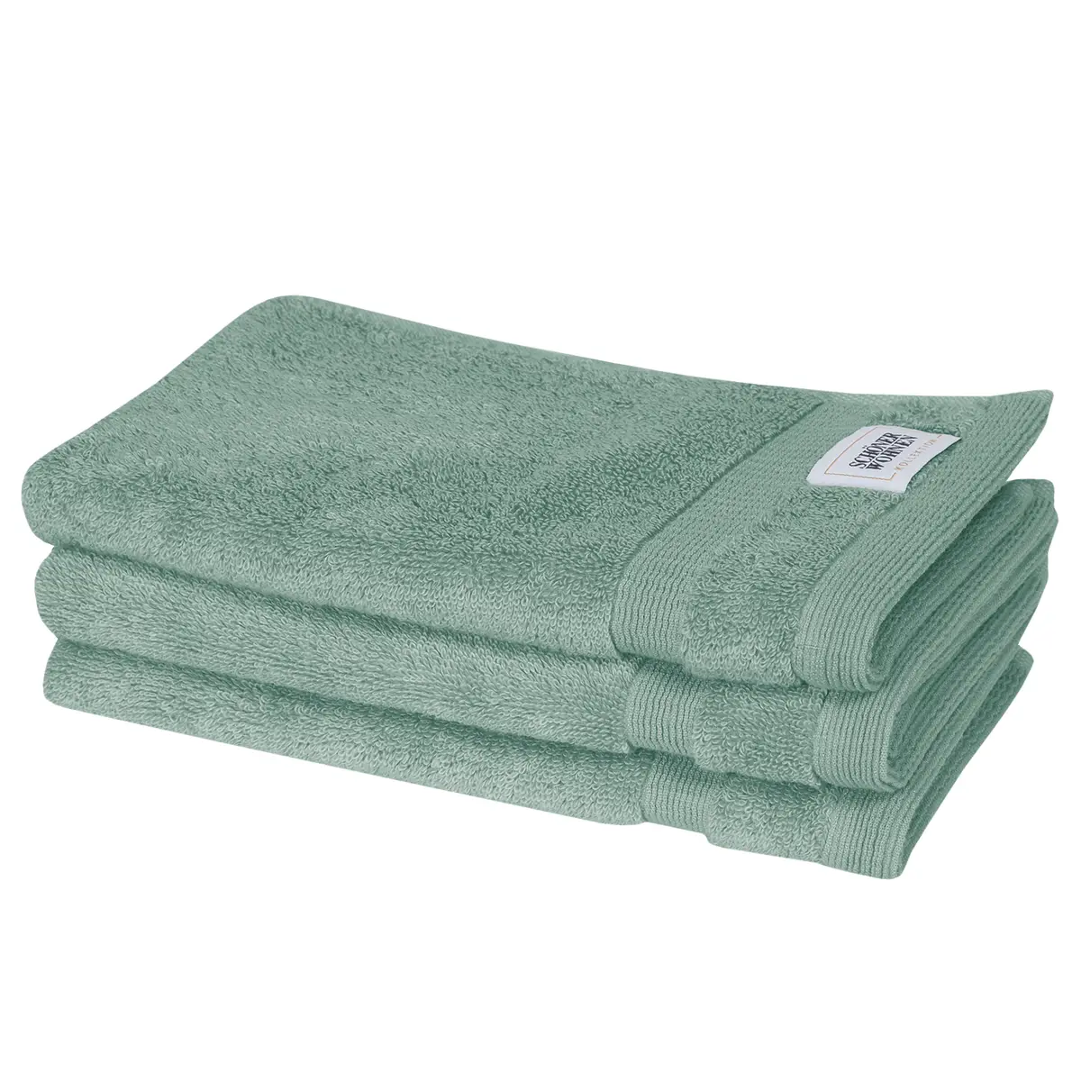 Gästehandtuchset Cuddly | Grün