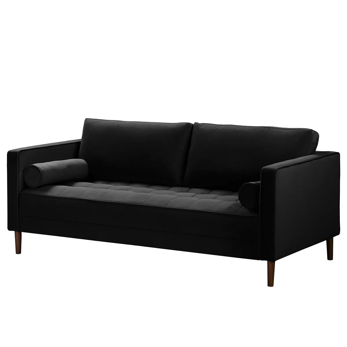 3-Sitzer Sofa Vaia | Schwarz