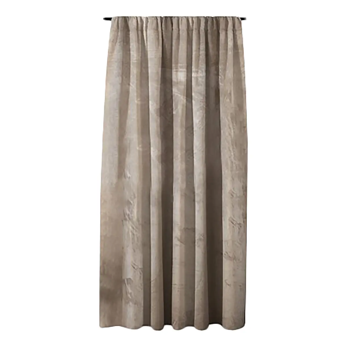 Vorhang mit Kräuselband | Beige