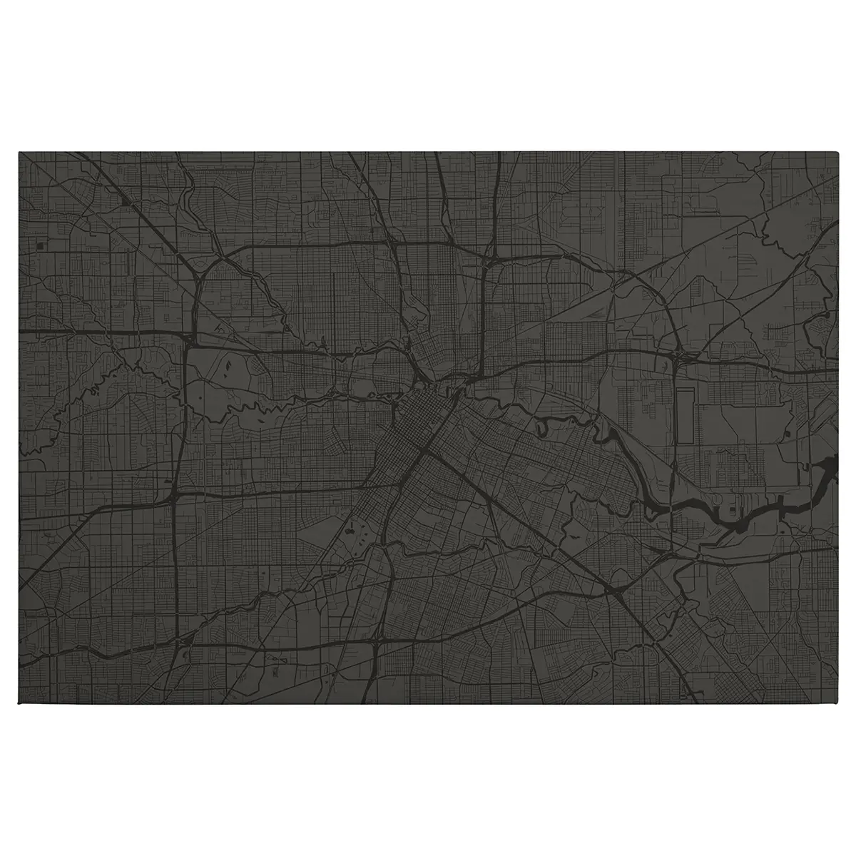 Leinwandbild Modern Metropolitan | Schwarz