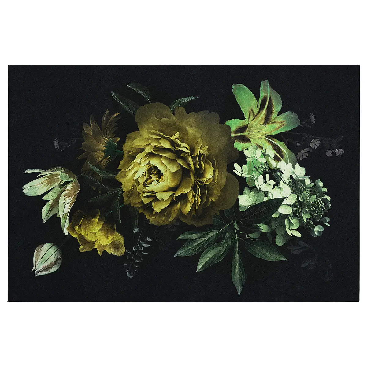 Leinwandbild Blumen Drama Queen | Gelb