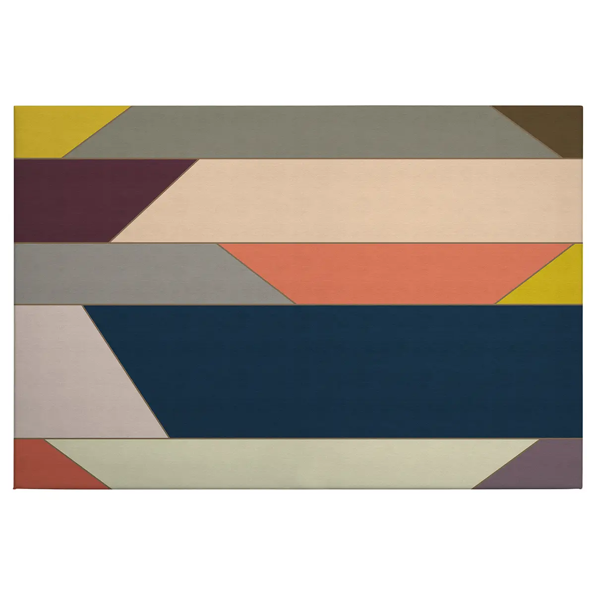 Leinwandbild Geometrisch | Mehrfarbig