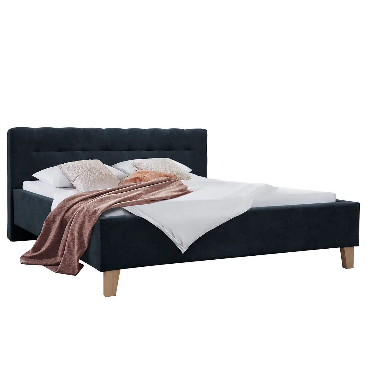 Polsterbett Woodlake II | Blau
