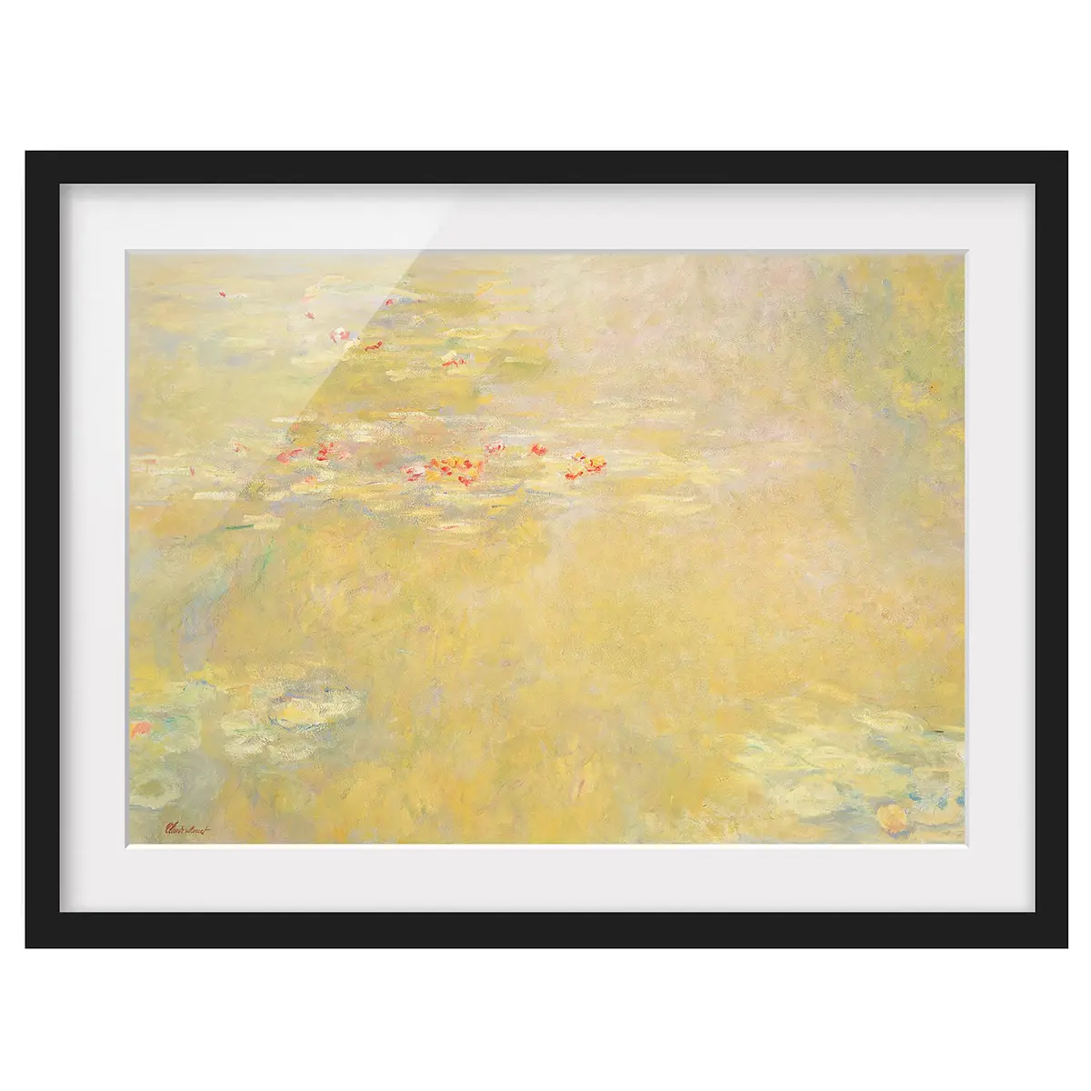 Bild Claude Monet Seerosenteich II | Gelb