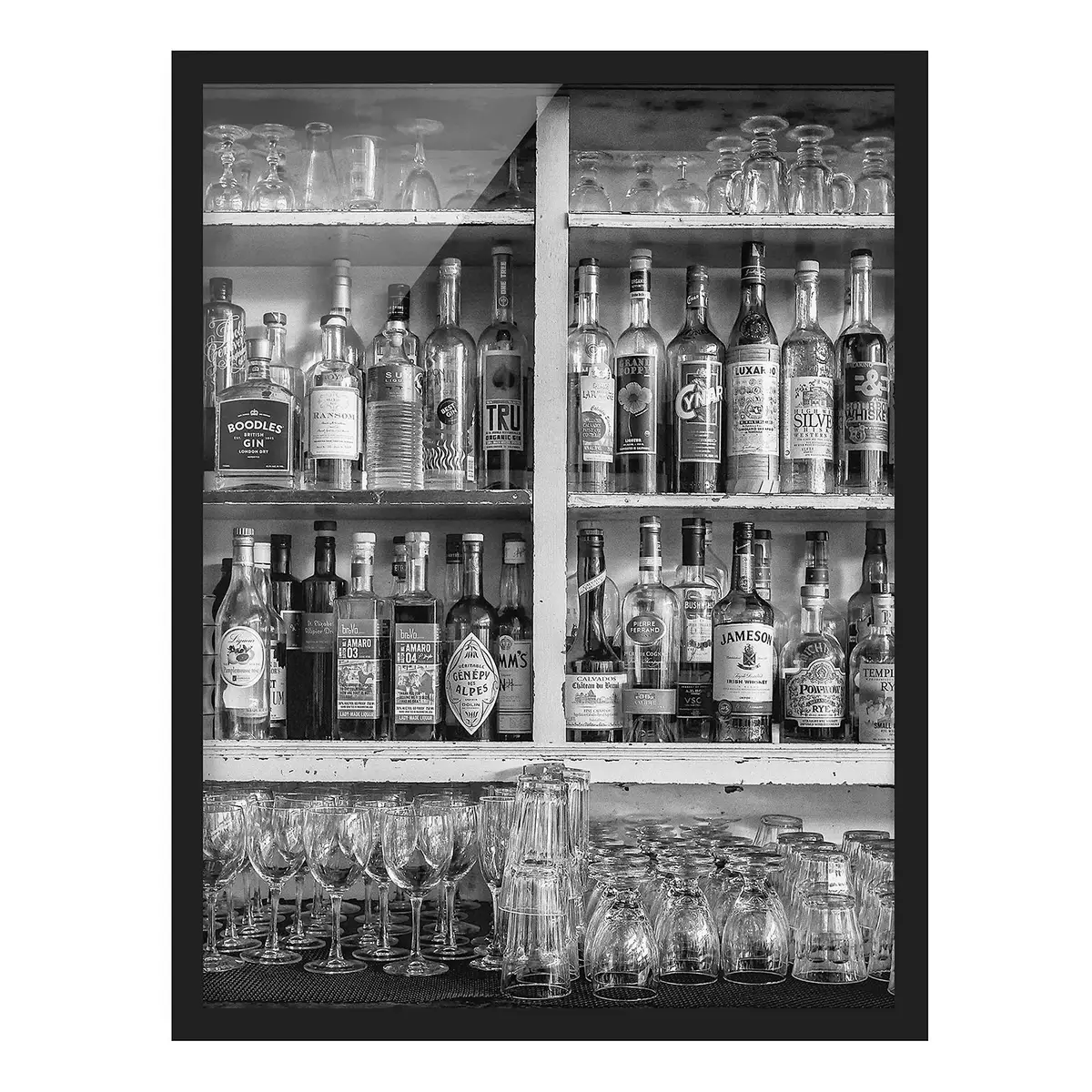 Bild Bar Papier | Schwarz
