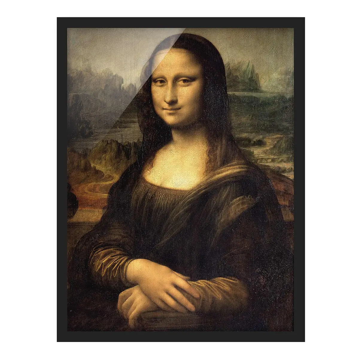 Bild Leonardo da Vinci Mona Lisa | Grün