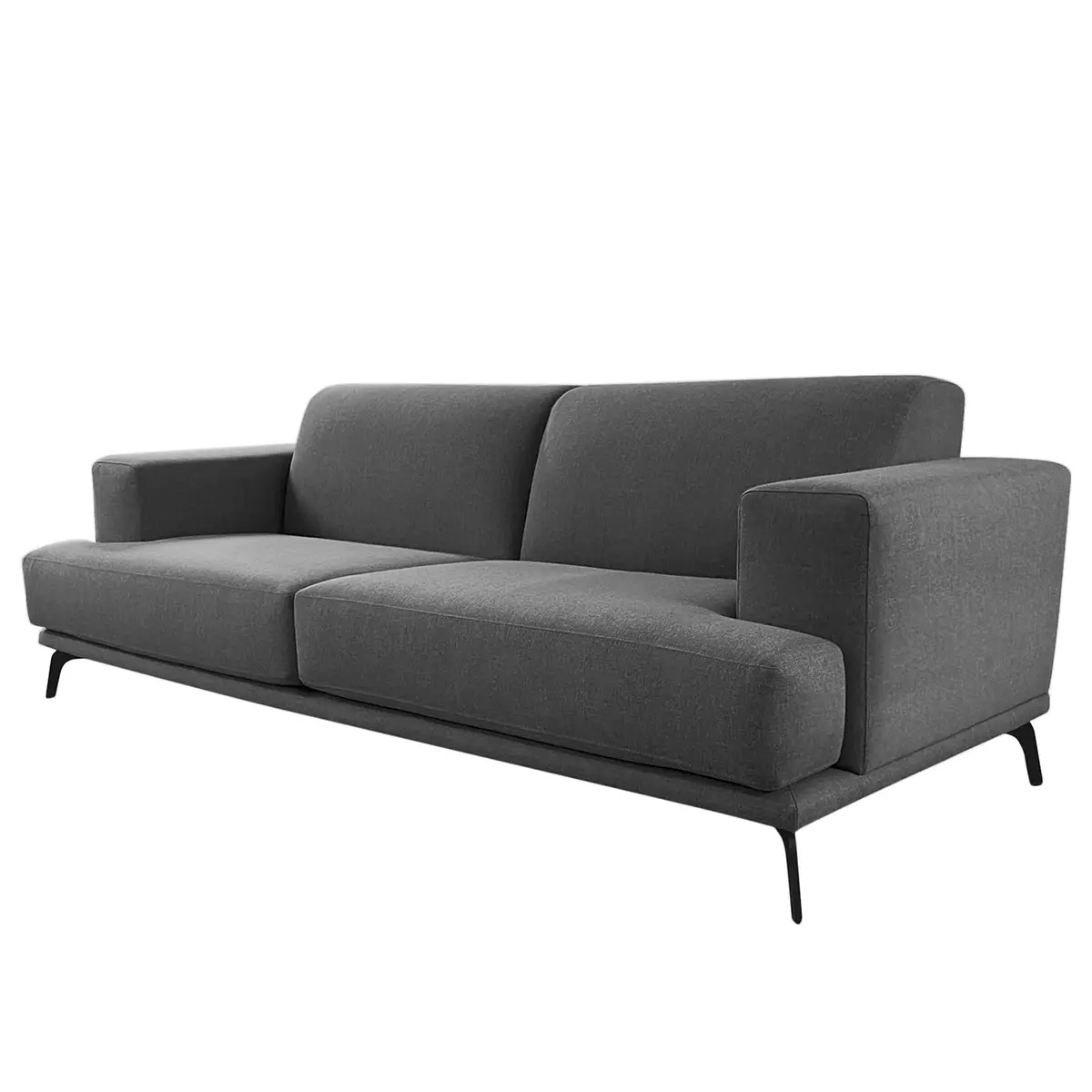 Sofa Asia 3-Sitzer Grau | Grau