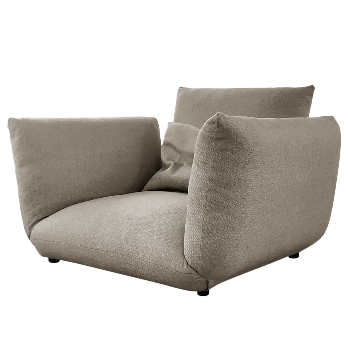 XL Sessel Olympus Grau Webstoff Polly | Grau