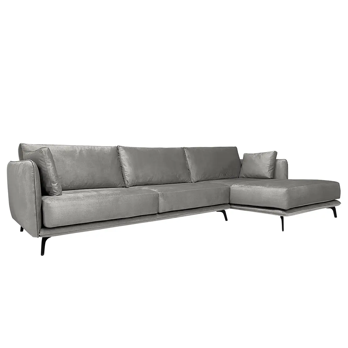Ecksofa Frederike | Grau