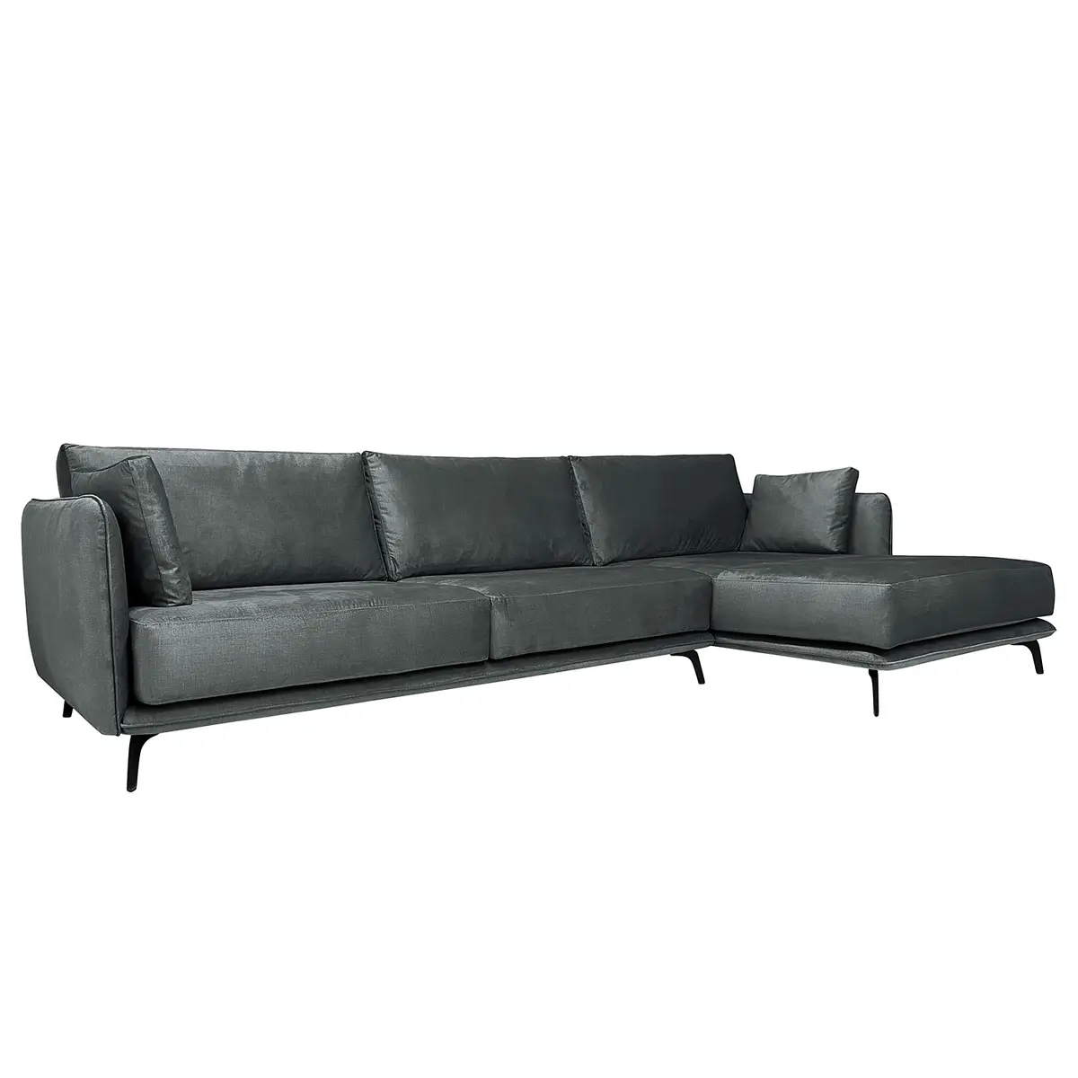 Ecksofa Frederike | Grau