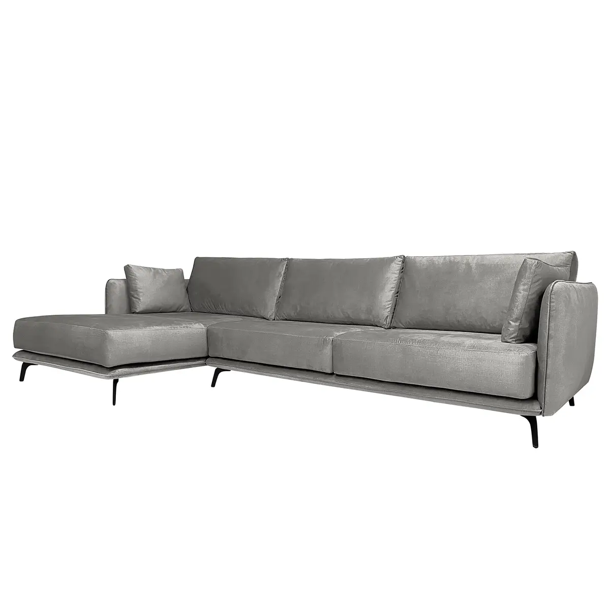 Ecksofa Frederike | Grau