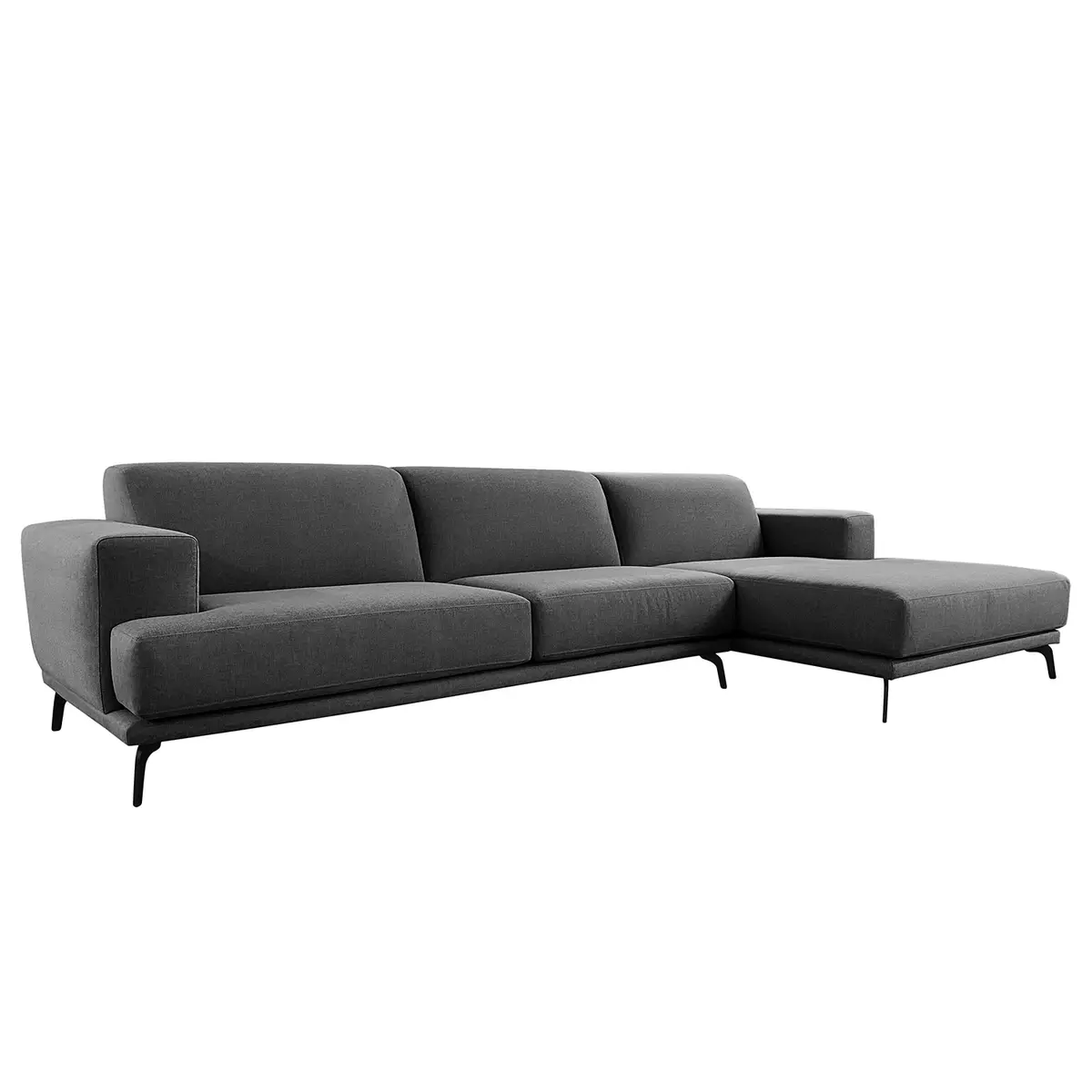 Ecksofa Asia | Grau