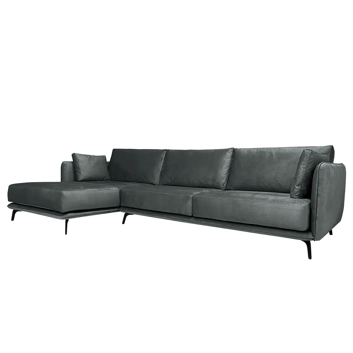 Ecksofa Frederike | Grau
