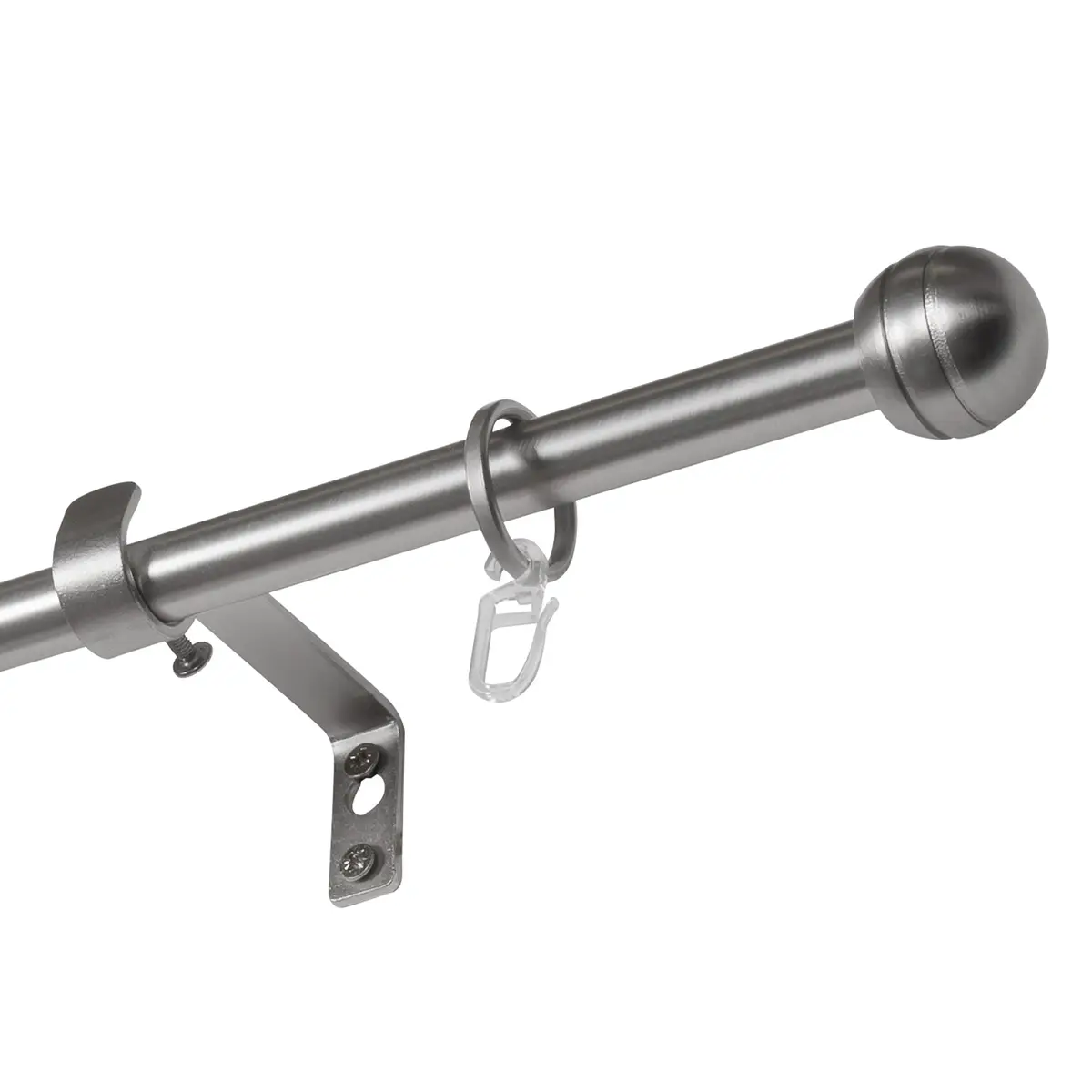 Gardinenstange Habito/Rillball | Silber