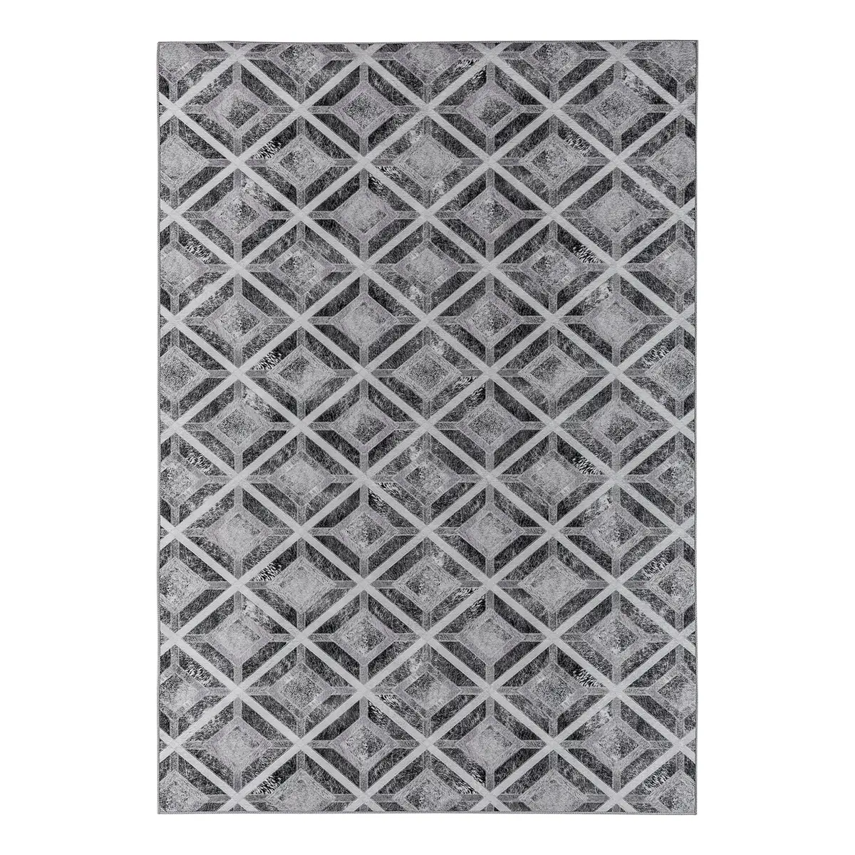 Kurzflorteppich Serena I Grau/Grau 80 x 150cm | Grau
