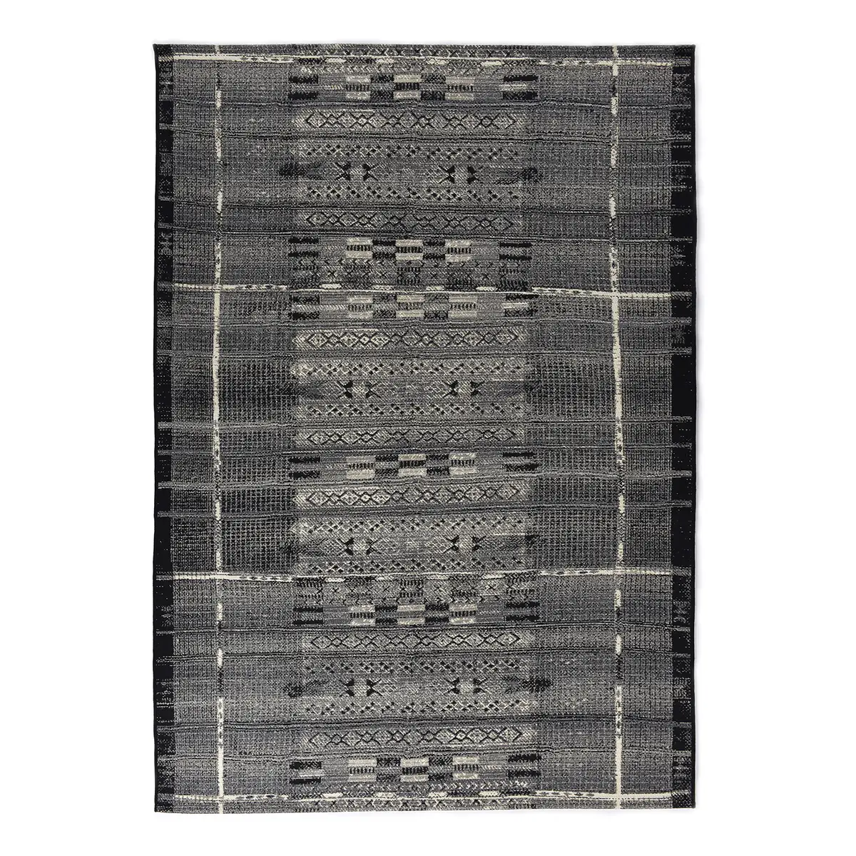 Kurzflorteppich Aurora 038 Grau/Grau 160 x 235cm Mischgewebe